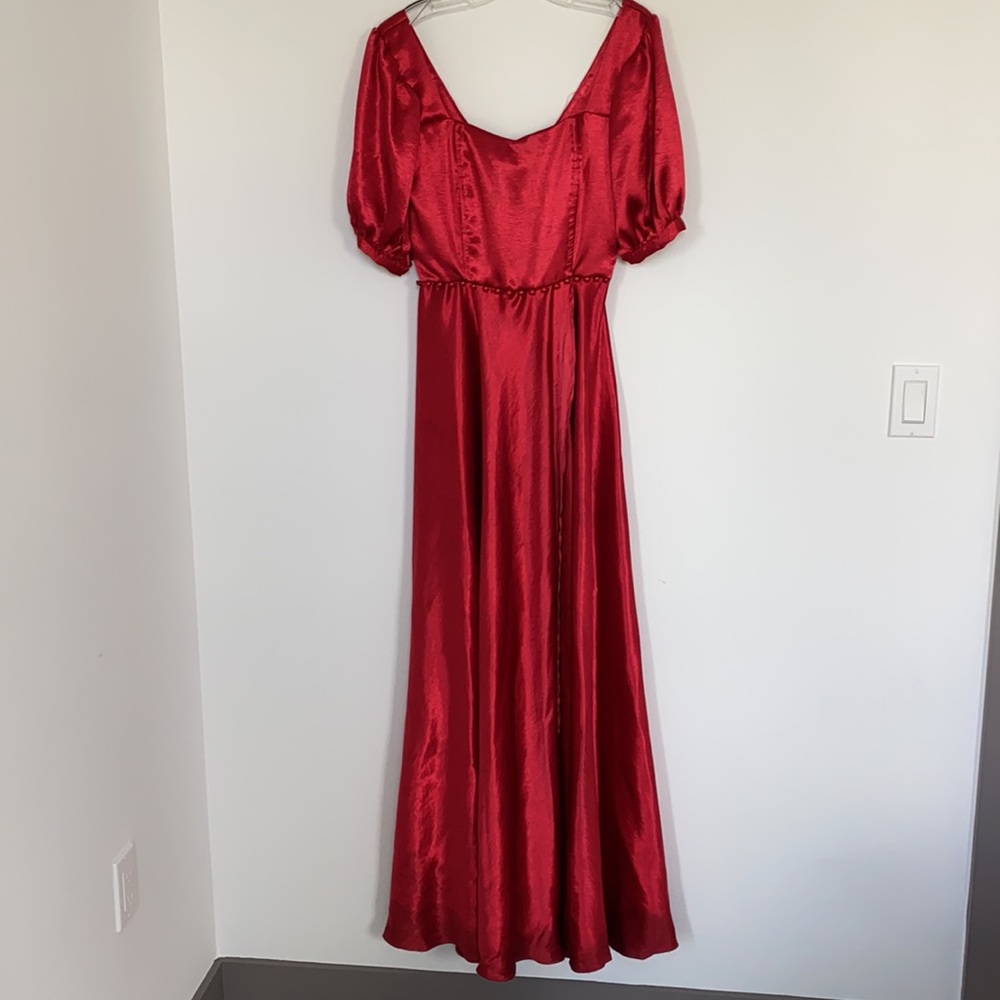 Cherry Red long dress - Picture 3 of 8